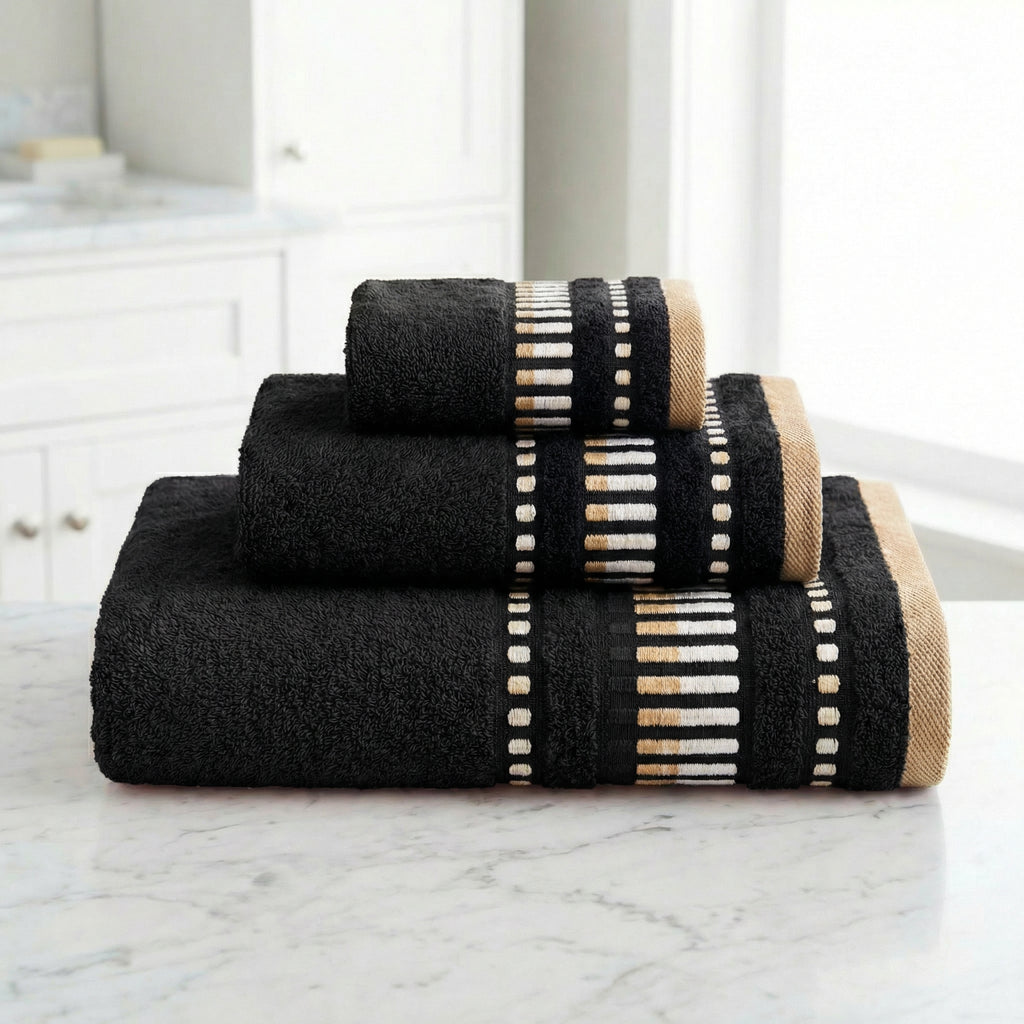 Set 3 toallas 100% algodón | Basic Bonanit