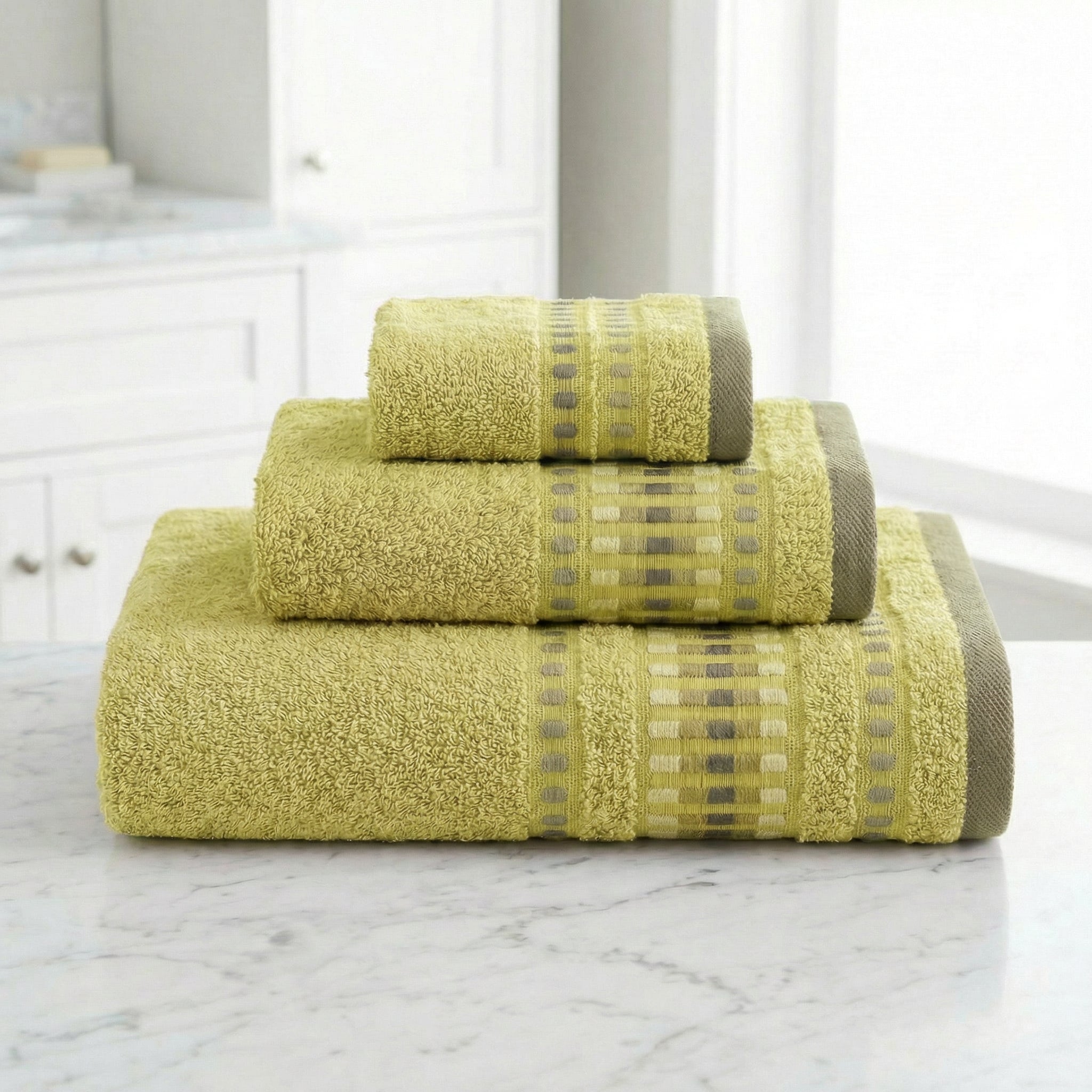 Set 3 toallas 100% algodón | Basic Bonanit