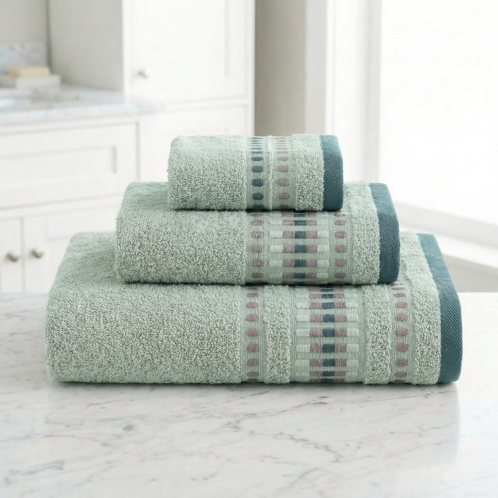 Set 3 toallas 100% algodón | Basic Bonanit